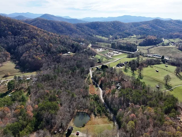 a view of a city with mountains in the background