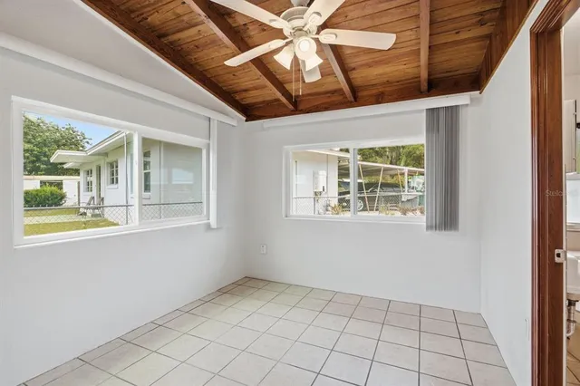 a view of an empty room