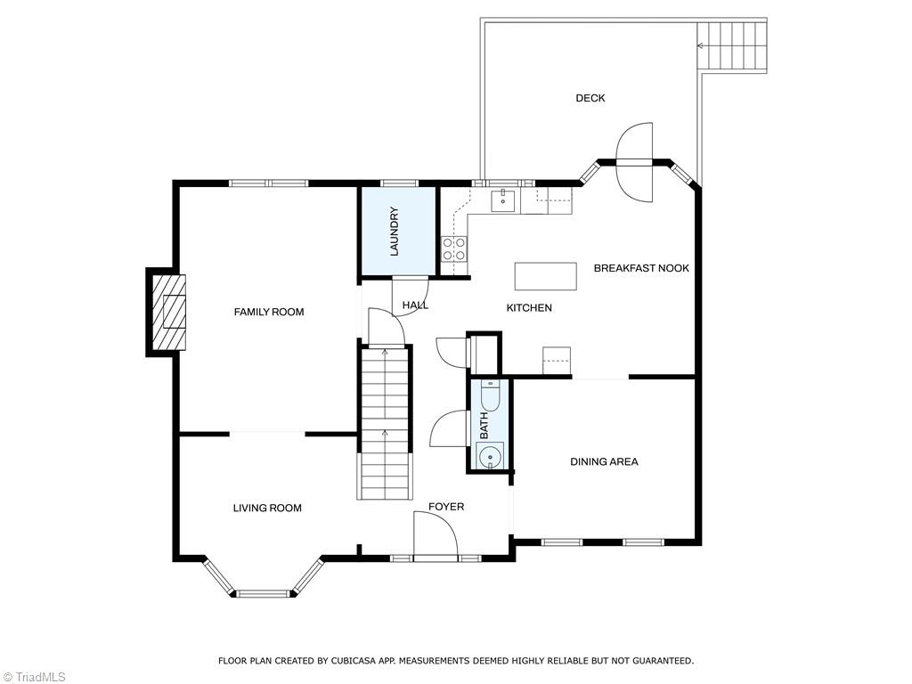 3205 Cross Tree Road Winston-Salem, NC 27106 - Photo 40 of 42 Main Level Floor Plan