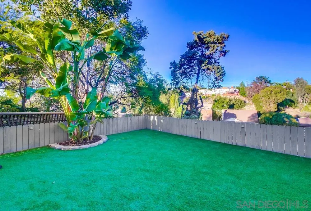 4793 54th Street San Diego, CA 92115 - Photo 53 of 74 a view of a backyard with a tree