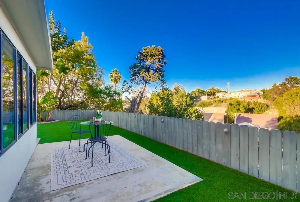 4793 54th Street San Diego, CA 92115 - Photo 62 of 74 a backyard of a house with lots of green space