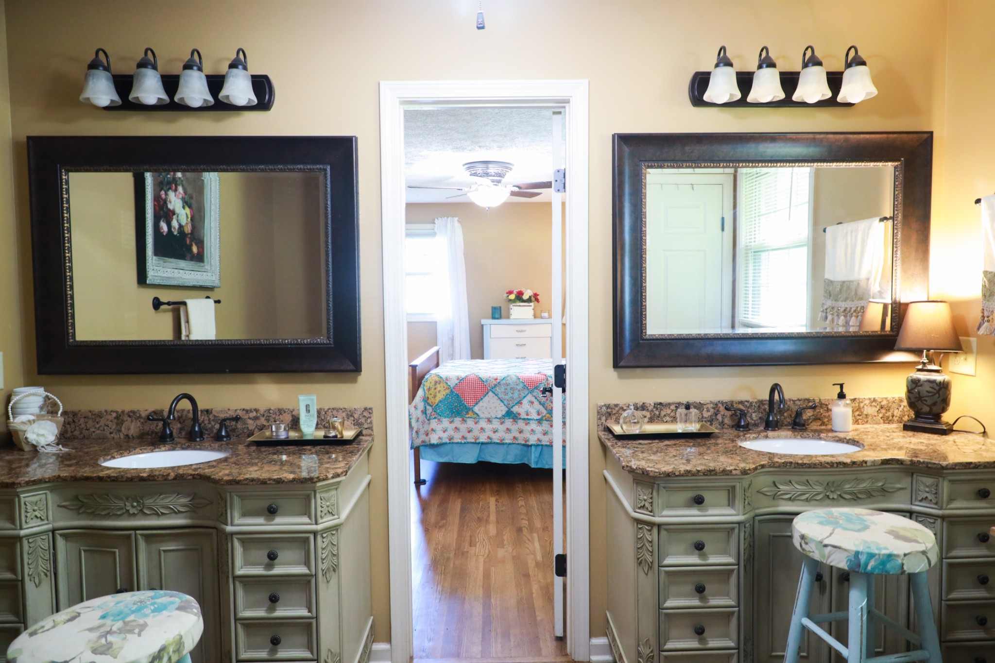 12354 Owens Chapel Road Springfield, TN 37172 - Photo 23 of 51 a bathroom with a sink vanity and a mirror