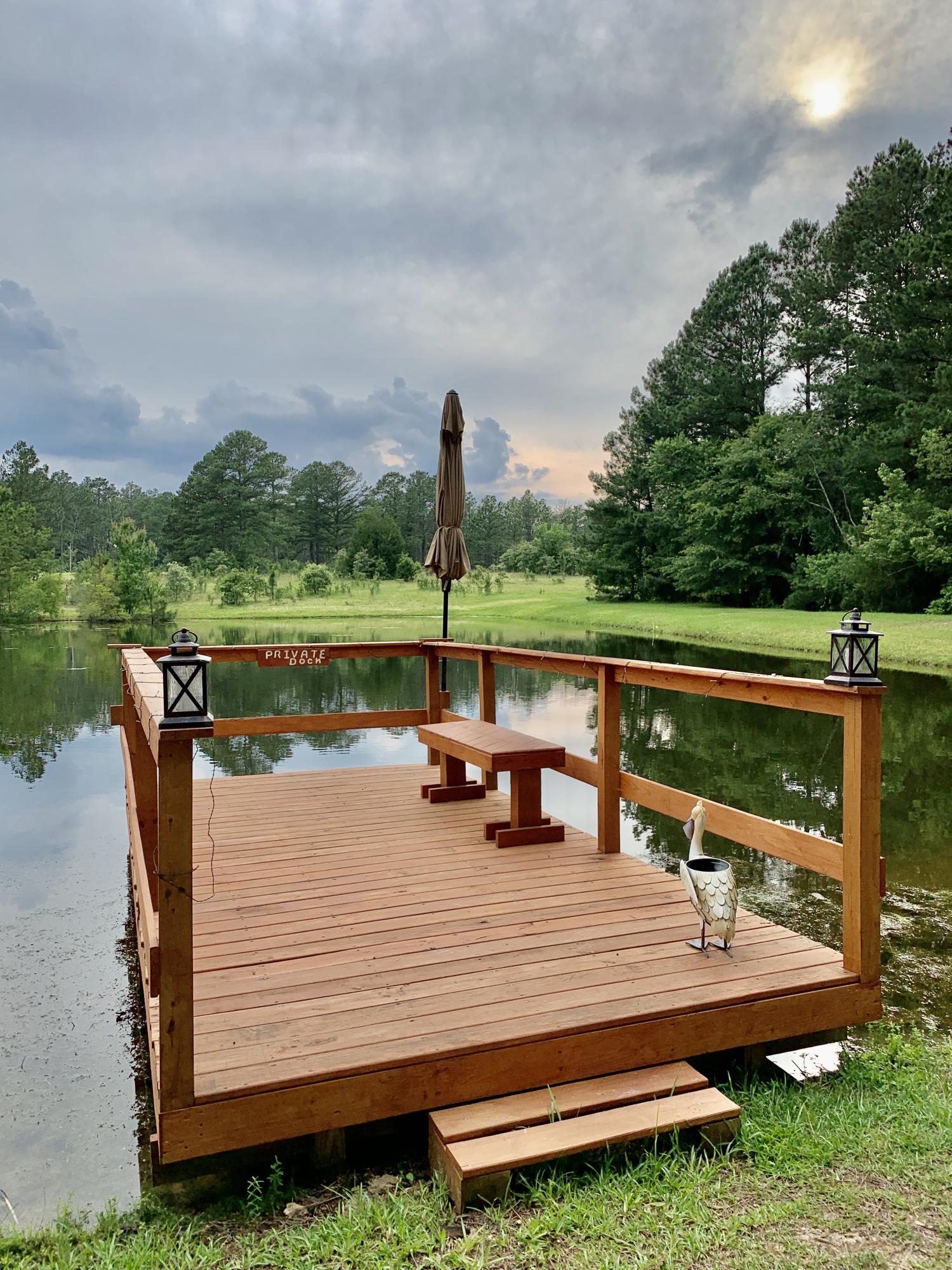 108 Lake Run Road Rockingham, NC 28379 - Photo 35 of 50 pier at pond