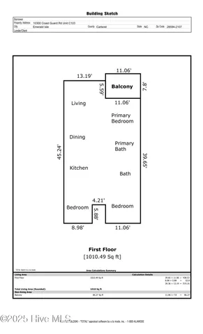 $524,999 | 10300 Coast Guard Road, Unit C103 POINT EMERALD VILLAS, Emerald Isle, NC 28594