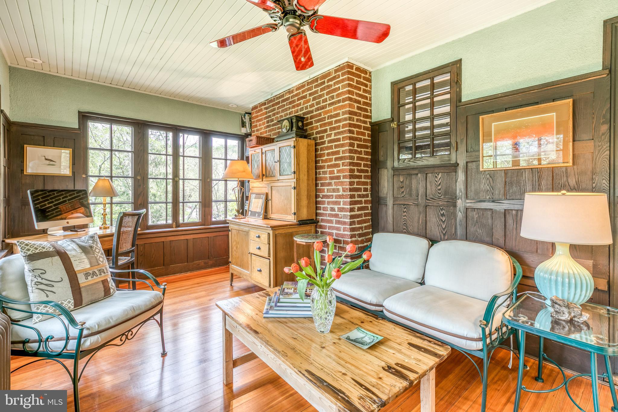 315 Edgevale Road Baltimore, MD 21210 - Photo 20 of 46 SunRm/FamilyRm - paneled walls, bead board ceiling