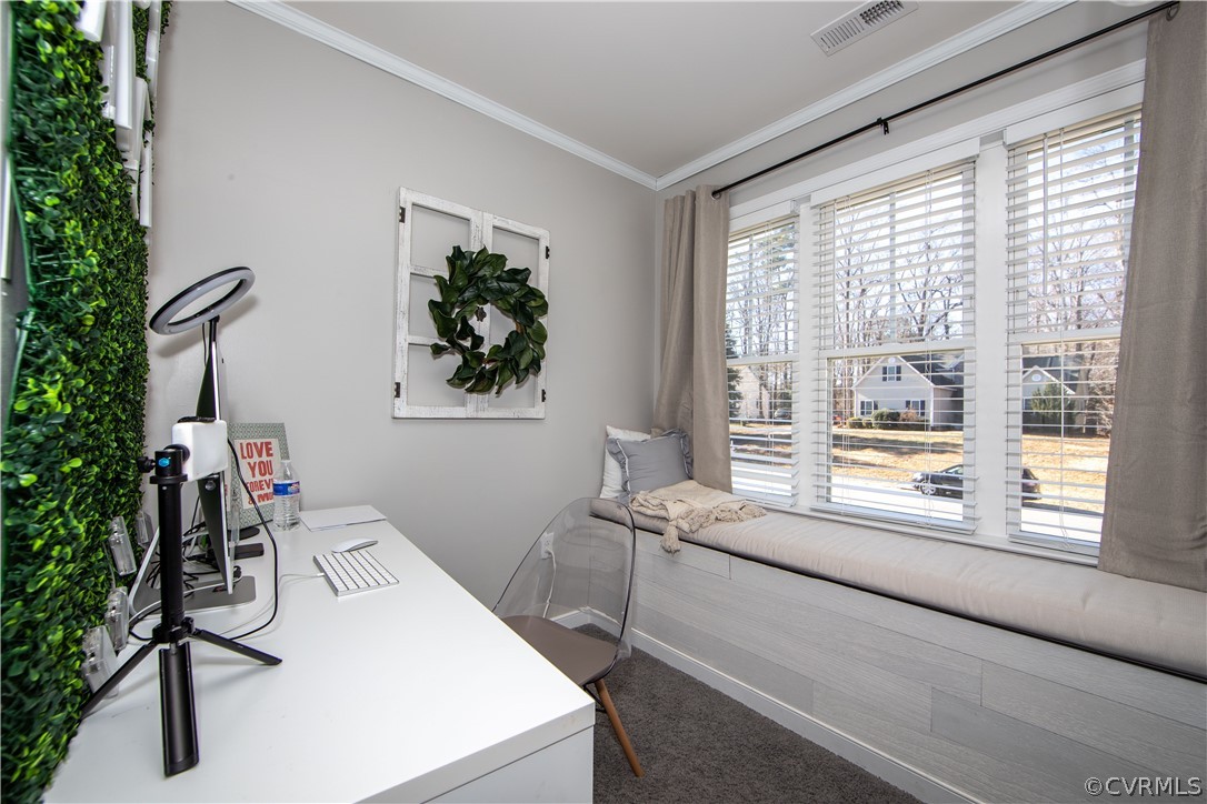 3121 Barnack Road Midlothian, VA 23112 - Photo 27 of 31 Alcove space is currently used as an office. Note