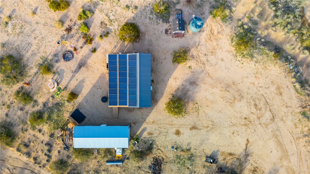 12241 South Robles Road Yucca, AZ 86438 - Photo 43 of 43 Aerial view of property's location with a desert landscape and rural landscape