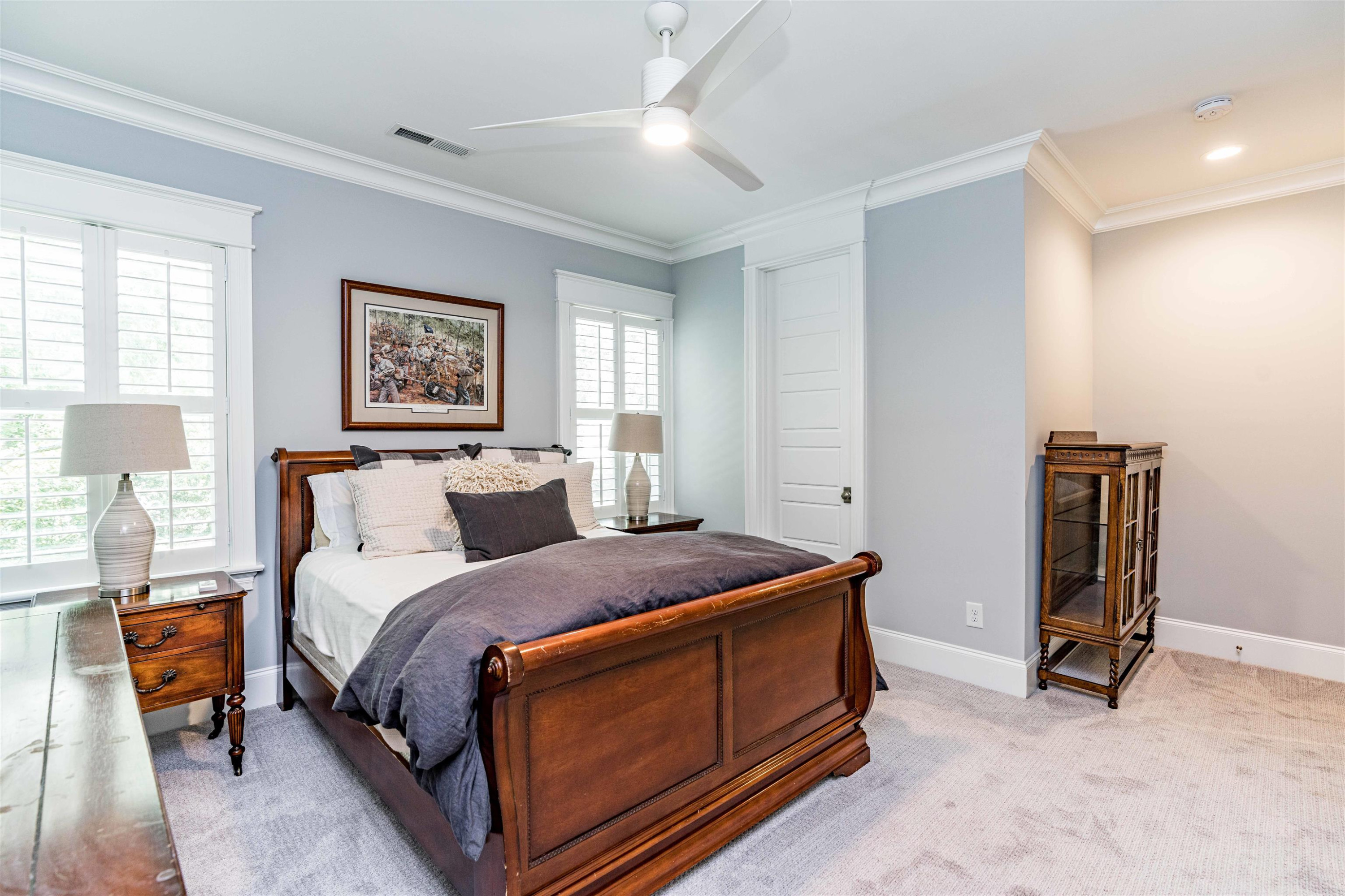 5405 Overlook Drive Raleigh, NC 27609 - Photo 54 of 57 a bedroom with bed and a window