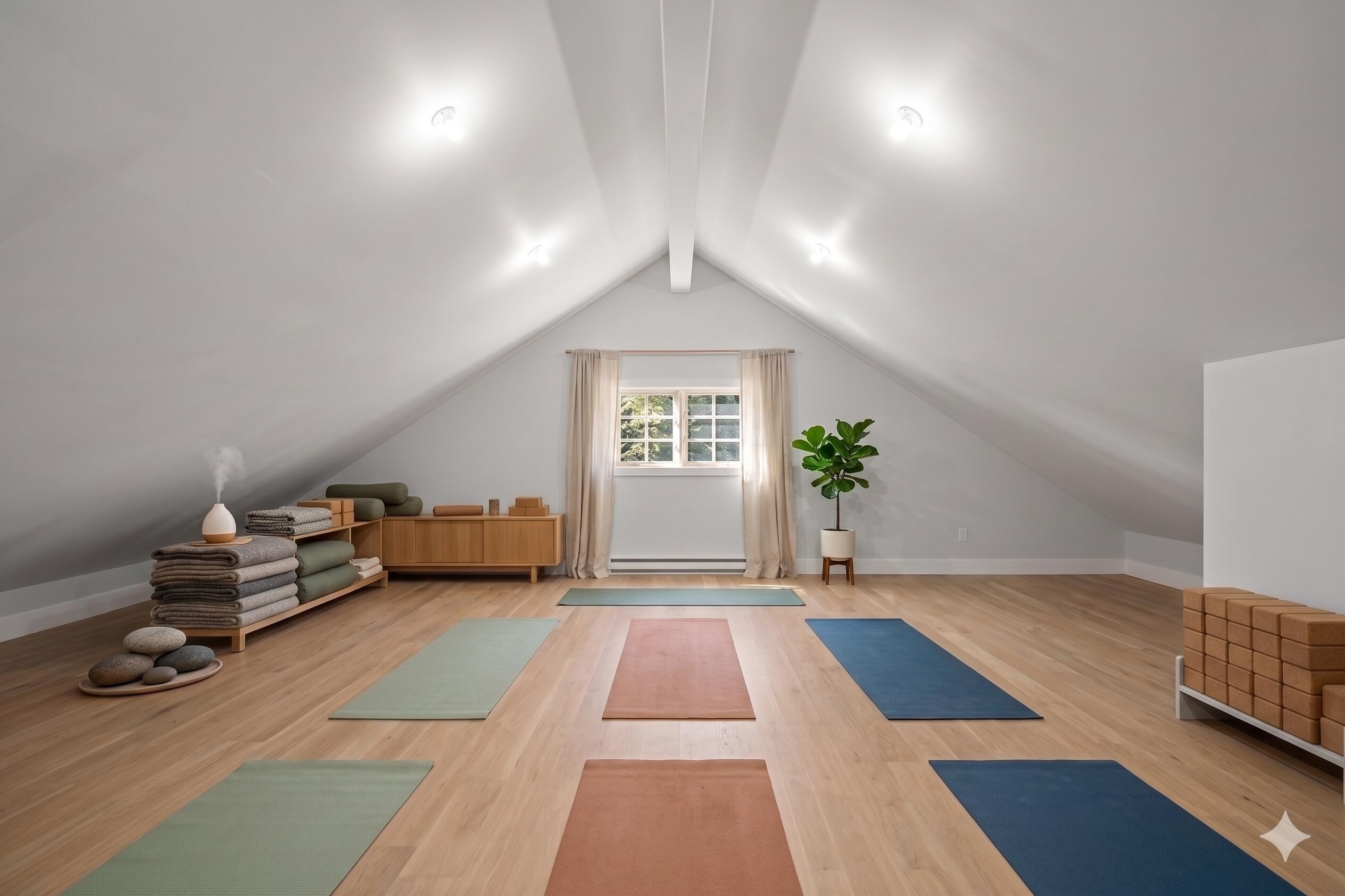 7 Rose Court Sun Valley, ID 83353 - Photo 48 of 49 Virtual Staging Yoga Studio