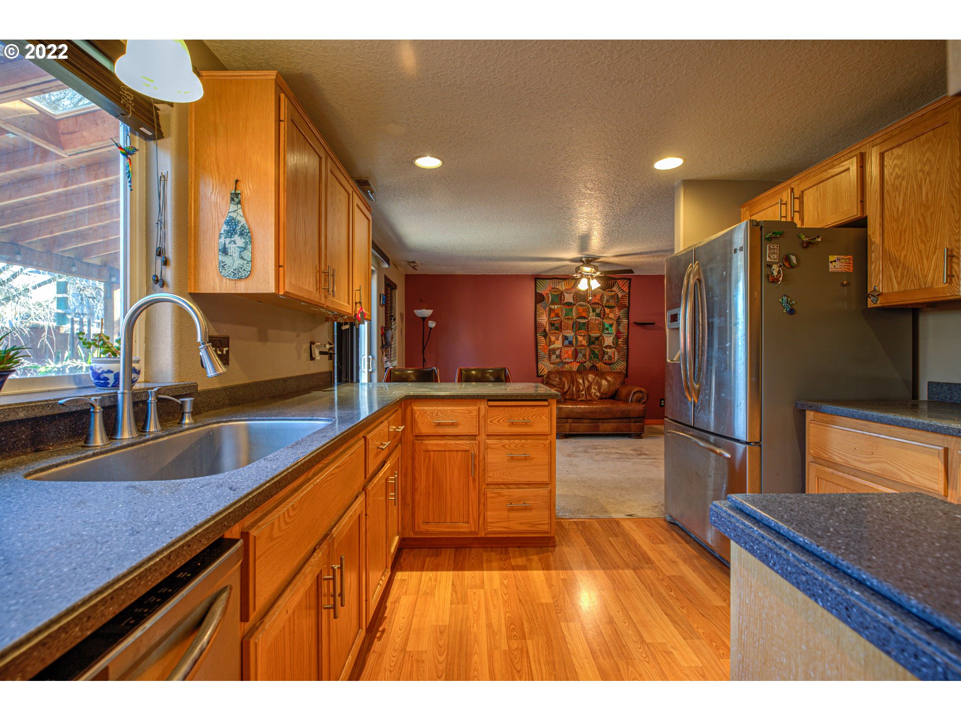 1254 Crystal Lane Lafayette, OR 97127 - Photo 16 of 25 a swimming pool with a large window and refrigerator