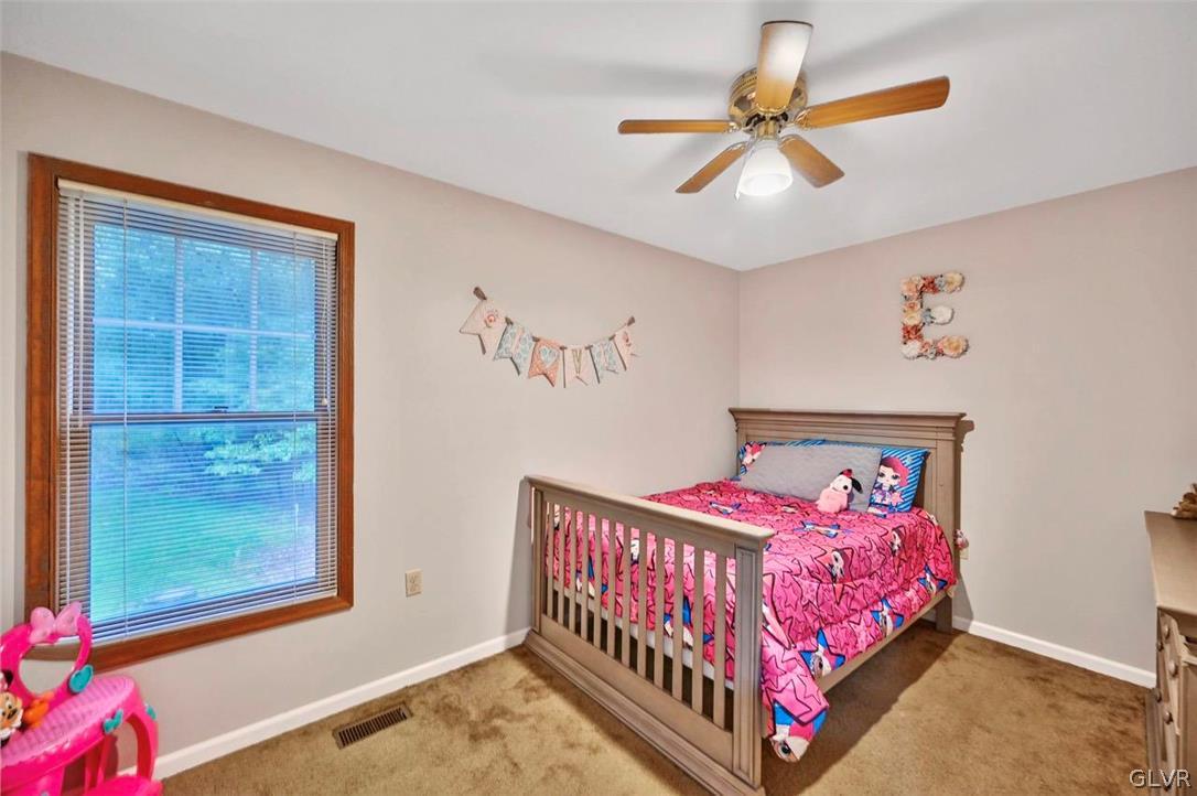 303 Upper Ridge Drive Effort, PA 18330 - Photo 35 of 50 Bedroom 3 w/ Ceiling Fan