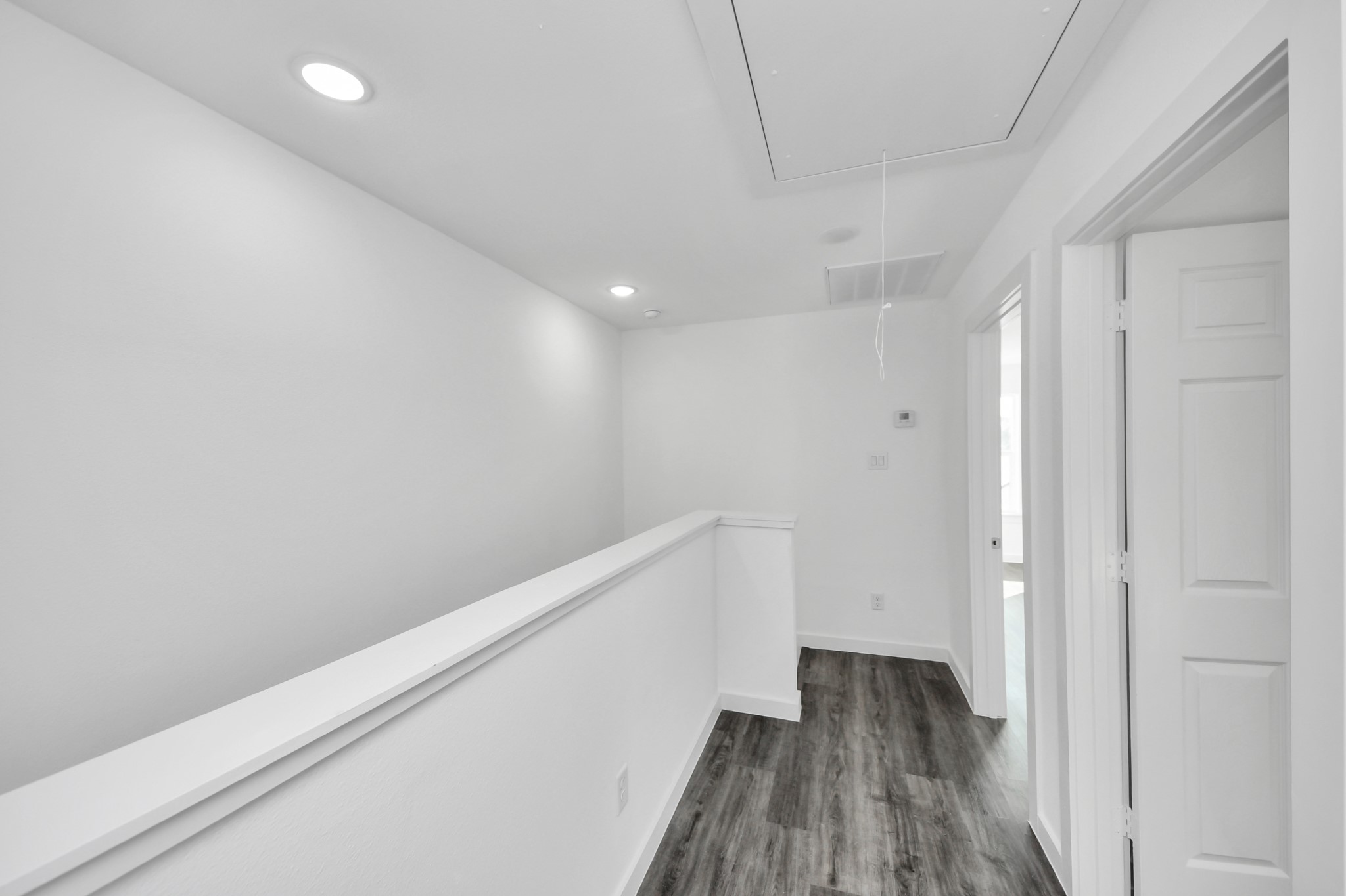 2310 Wavell Street, Unit B Houston, TX 77088 - Photo 18 of 31 a view of hallway with wooden floor