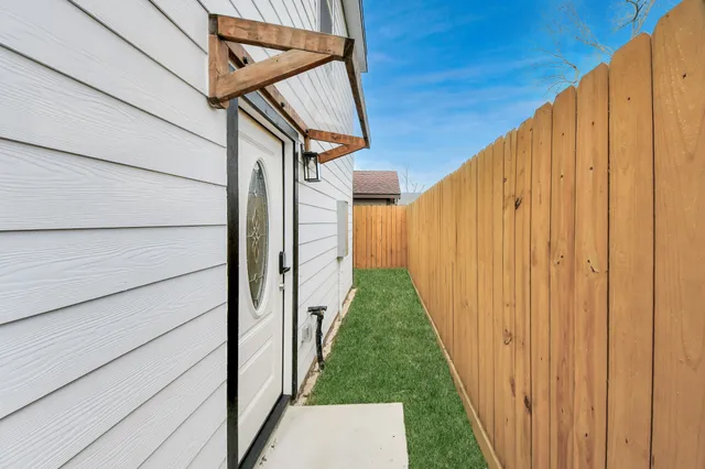 a view of a pathway with a building