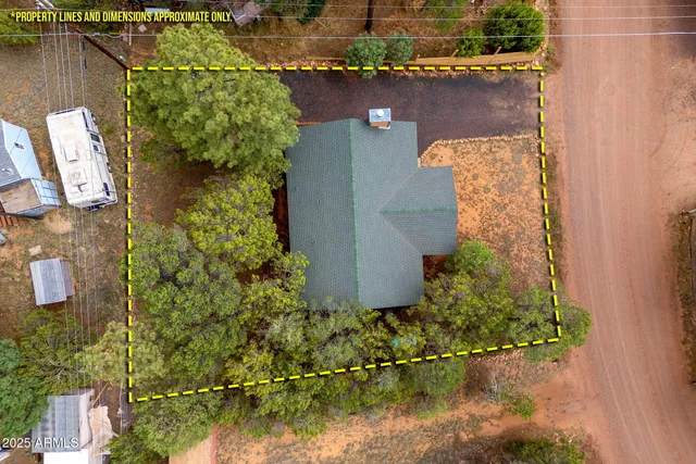 a view of city and green space