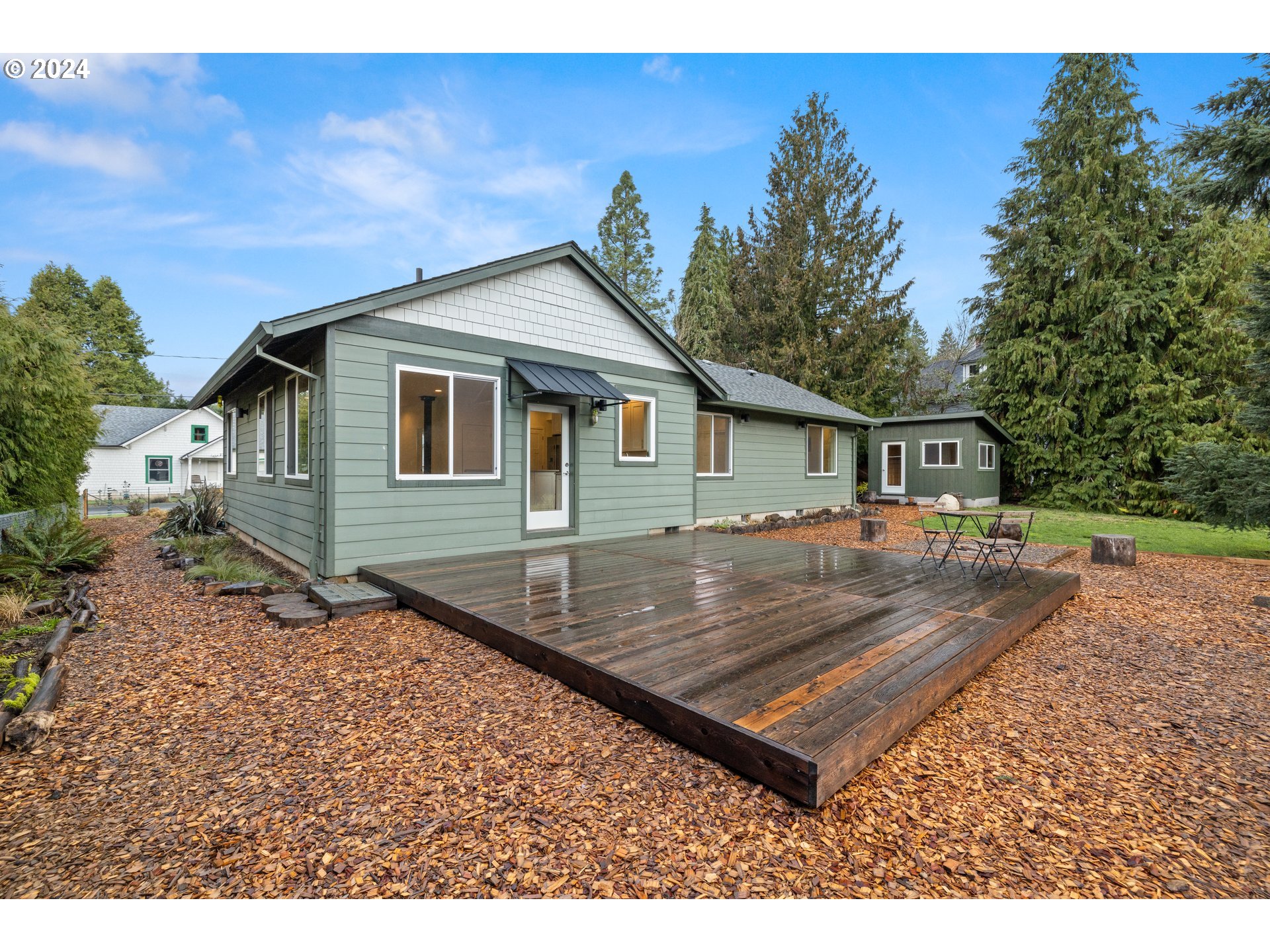 23300 Northwest Bravo Road Buxton, OR 97109 - Photo 25 of 47 a view of a house with a yard