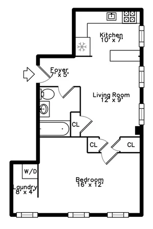 $2,400 | 2030 North Oakley Avenue, Unit 2F, Chicago, IL 60647