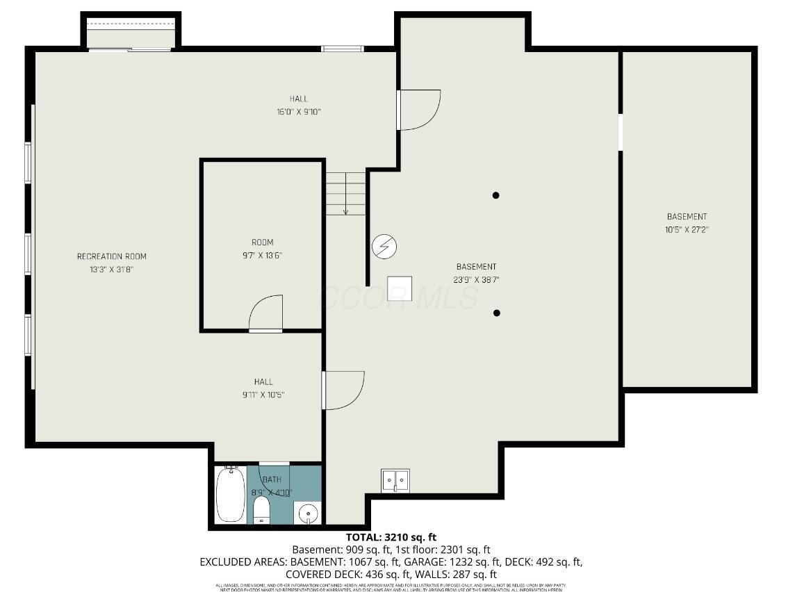1855 Spring Valley Road London, OH 43140 - Photo 54 of 54 Lower Level Floor Plan