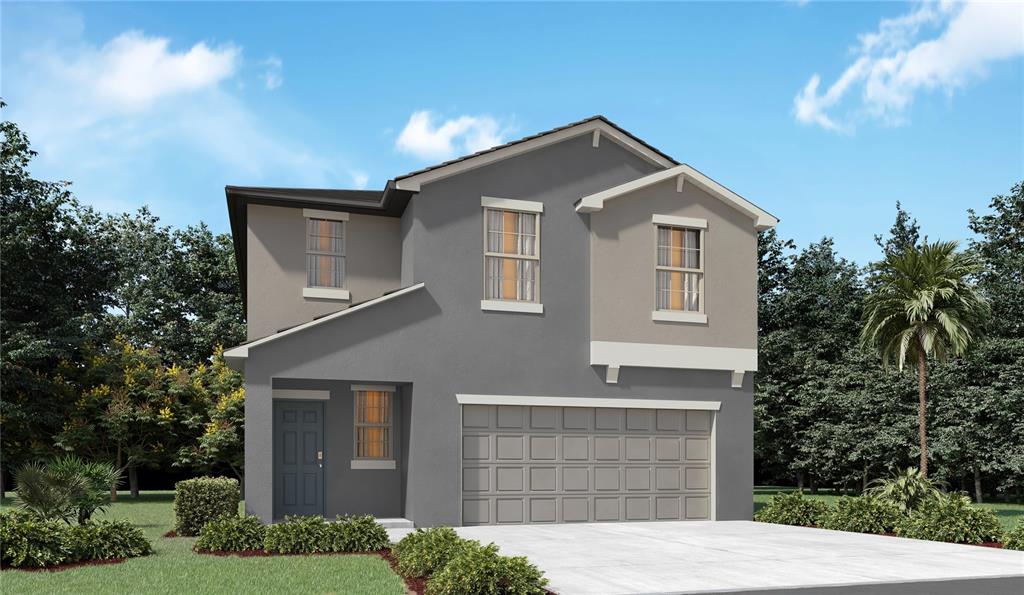 13739 Newbridge St Spring Hill Spring Hill, FL 34609 - Photo 1 of 1 a front view of a house with garage