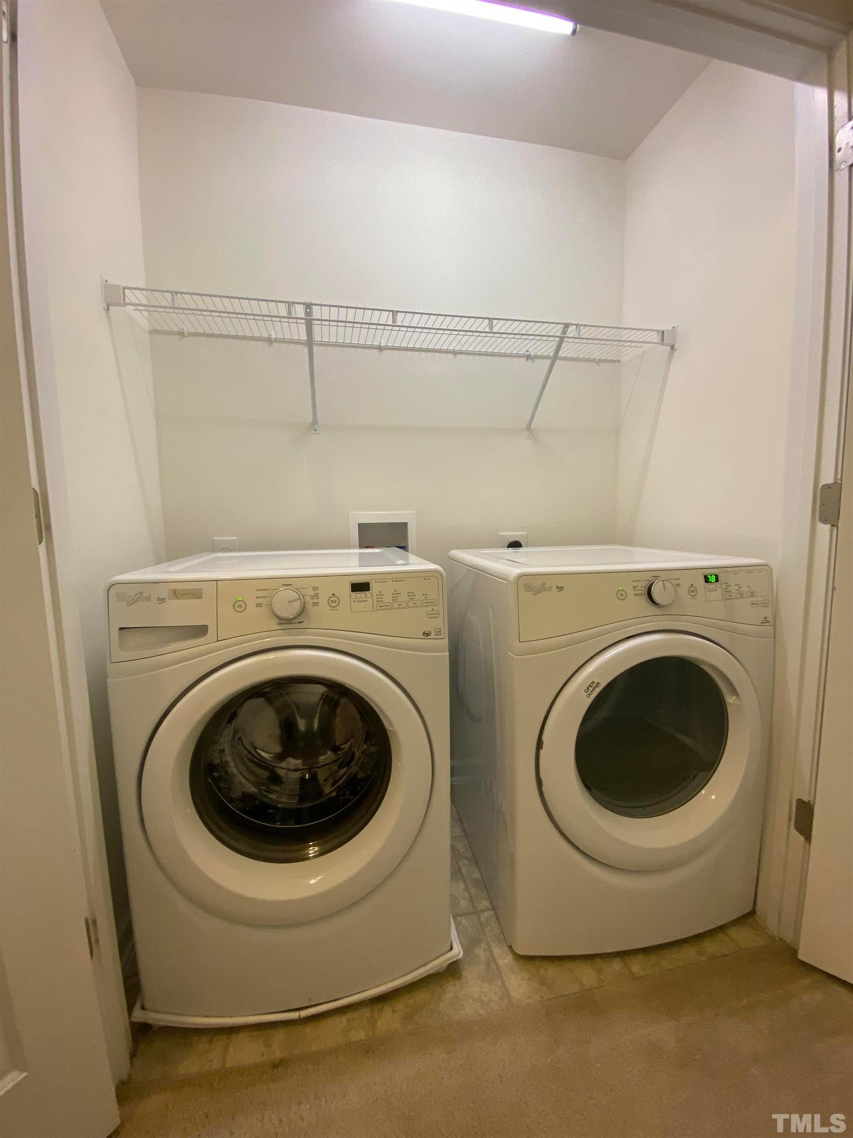 1458 Chatuga Way Wake Forest, NC 27587 - Photo 20 of 25 a utility room with dryer and washer