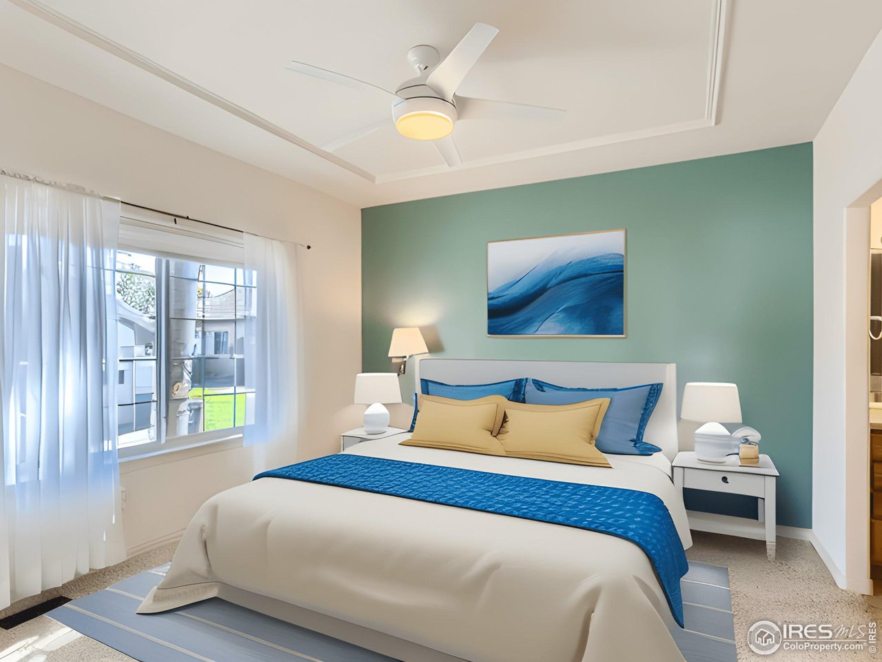 4159 Da Vinci Drive Longmont, CO 80503 - Photo 16 of 32 a bedroom with bed and a window