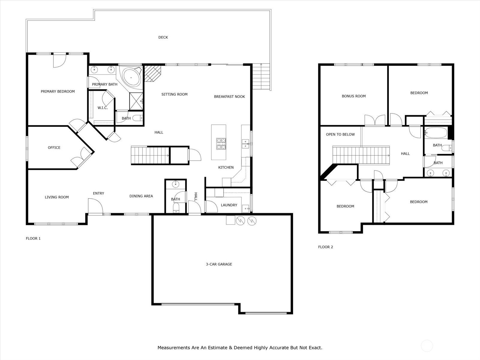 22920 53rd Avenue Southeast Bothell, WA 98021 - Photo 40 of 40 a picture of a floor plan