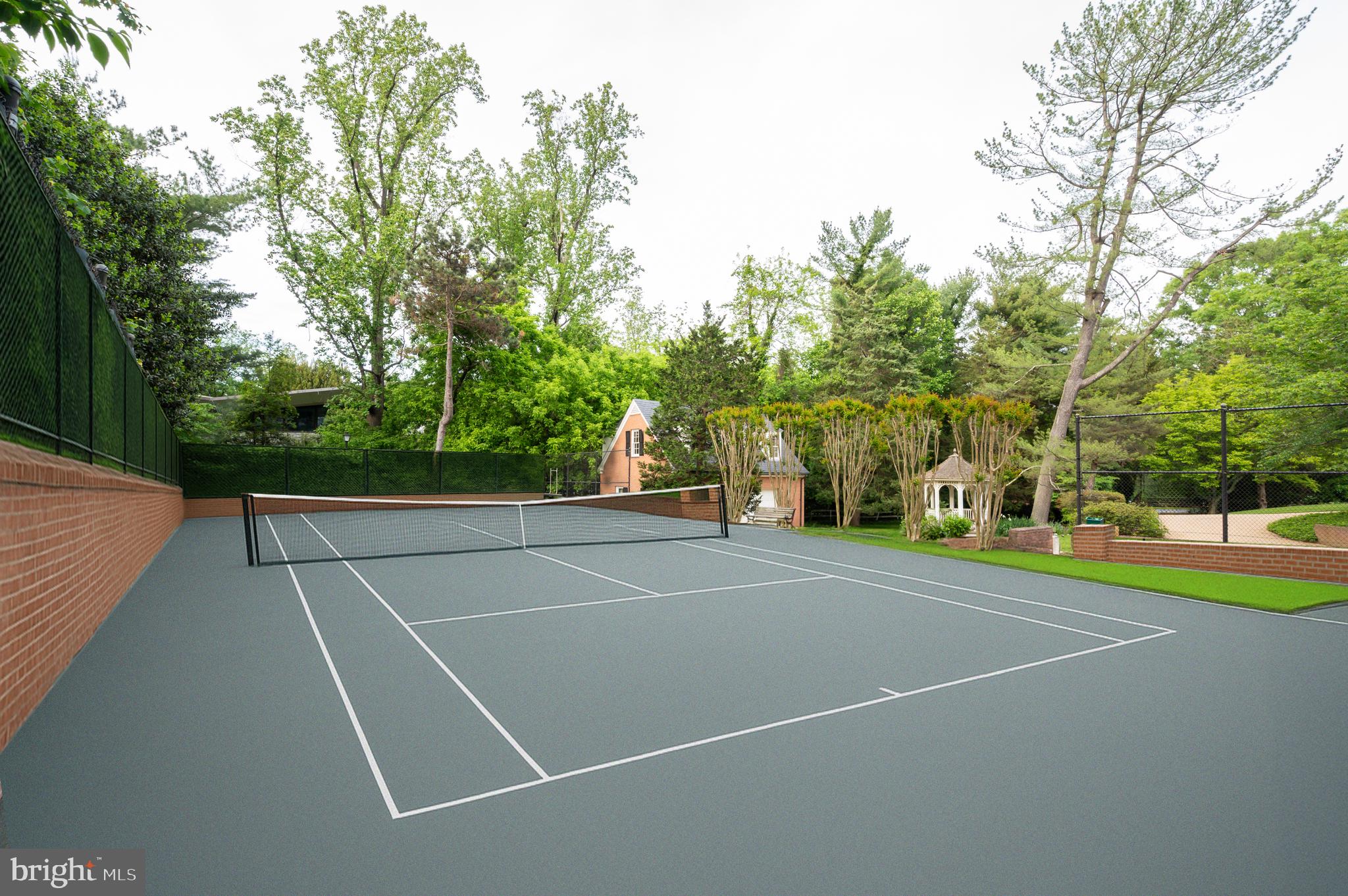 7116 Glenbrook Road Bethesda, MD 20814 - Photo 17 of 30 a view of a tennis court