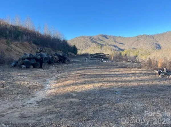 a view of a house with a mountain