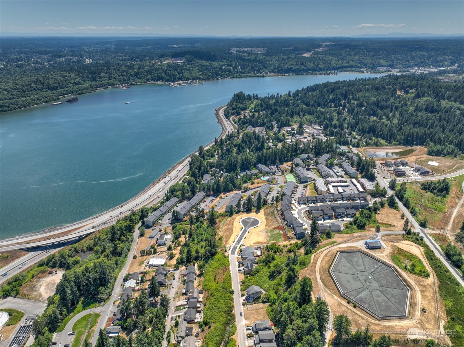0 Sound Ridge Drive Bremerton, WA 98312 - Photo 12 of 13 view of a lake with outdoor space