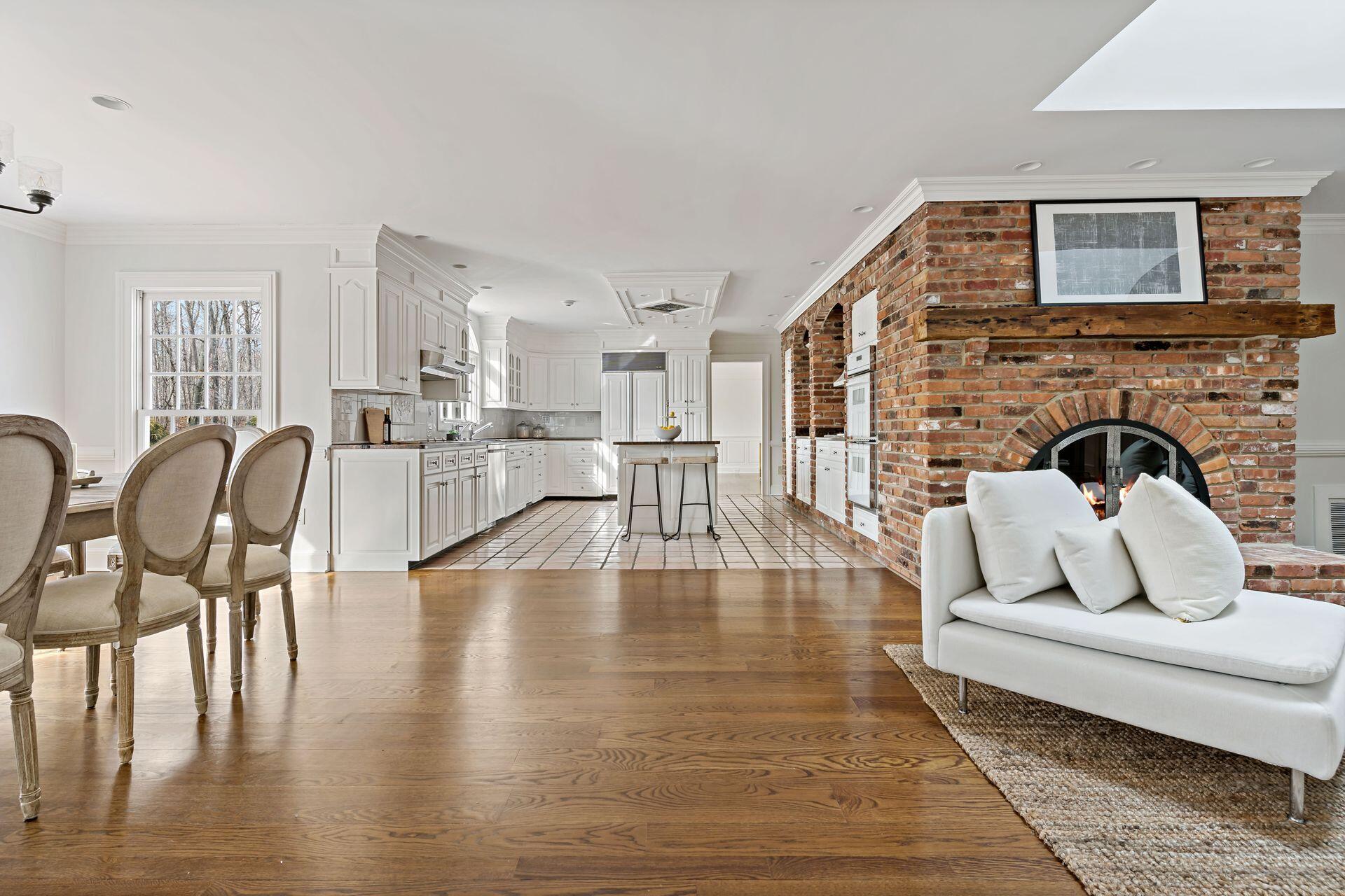 327 Frogtown Road New Canaan, CT 06840 - Photo 18 of 44 Kitchen open to sitting room