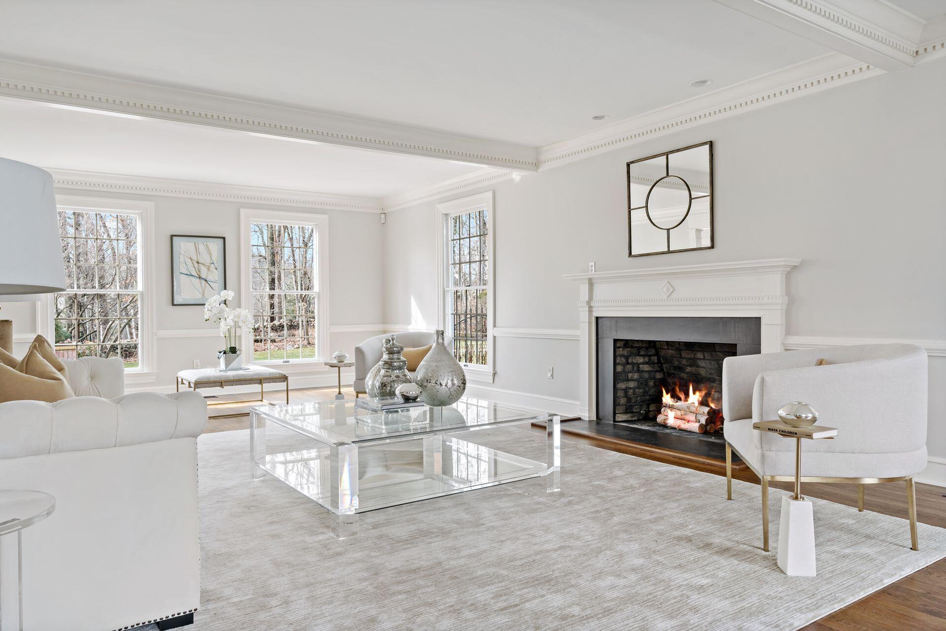 327 Frogtown Road New Canaan, CT 06840 - Photo 4 of 44 Formal Living Room