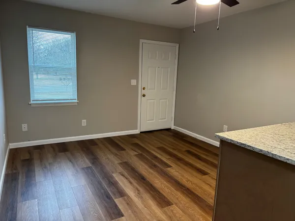 wooden floor in an empty room
