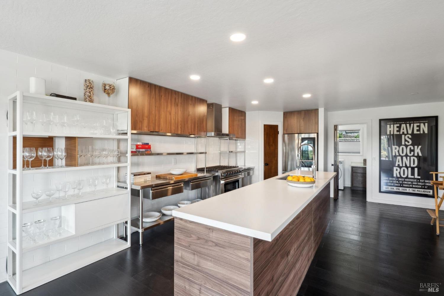 3485 Ridgeview Drive Santa Rosa, CA 95404 - Photo 15 of 63 a kitchen with stainless steel appliances a stove a sink a refrigerator and cabinets
