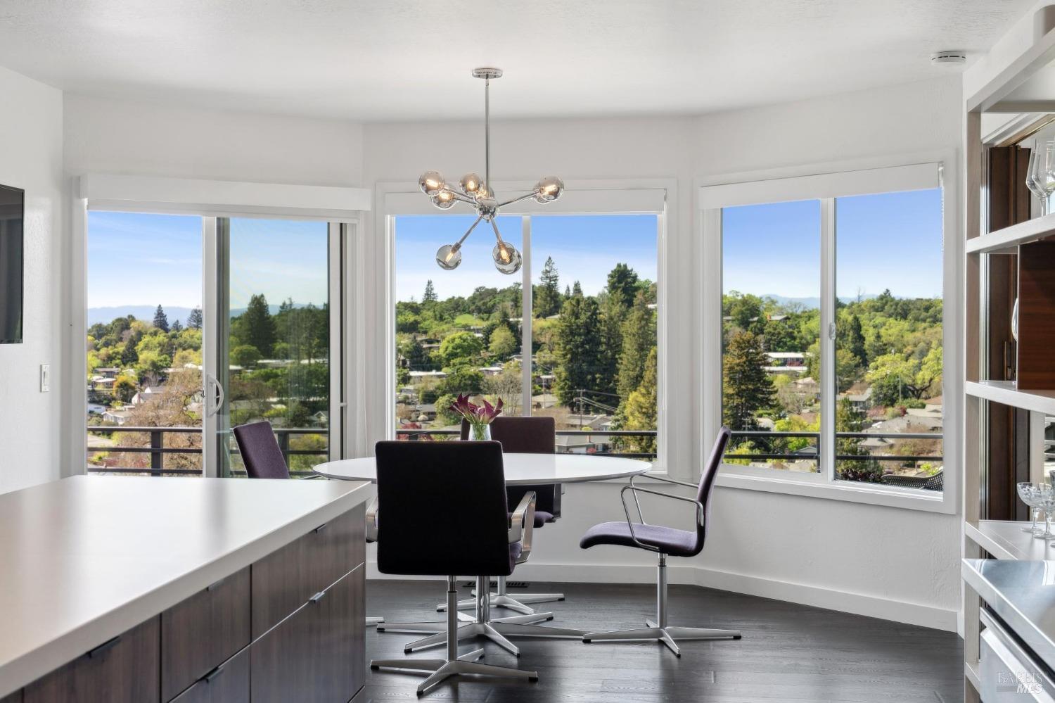 3485 Ridgeview Drive Santa Rosa, CA 95404 - Photo 19 of 63 a view of a dining room with furniture window and outside view