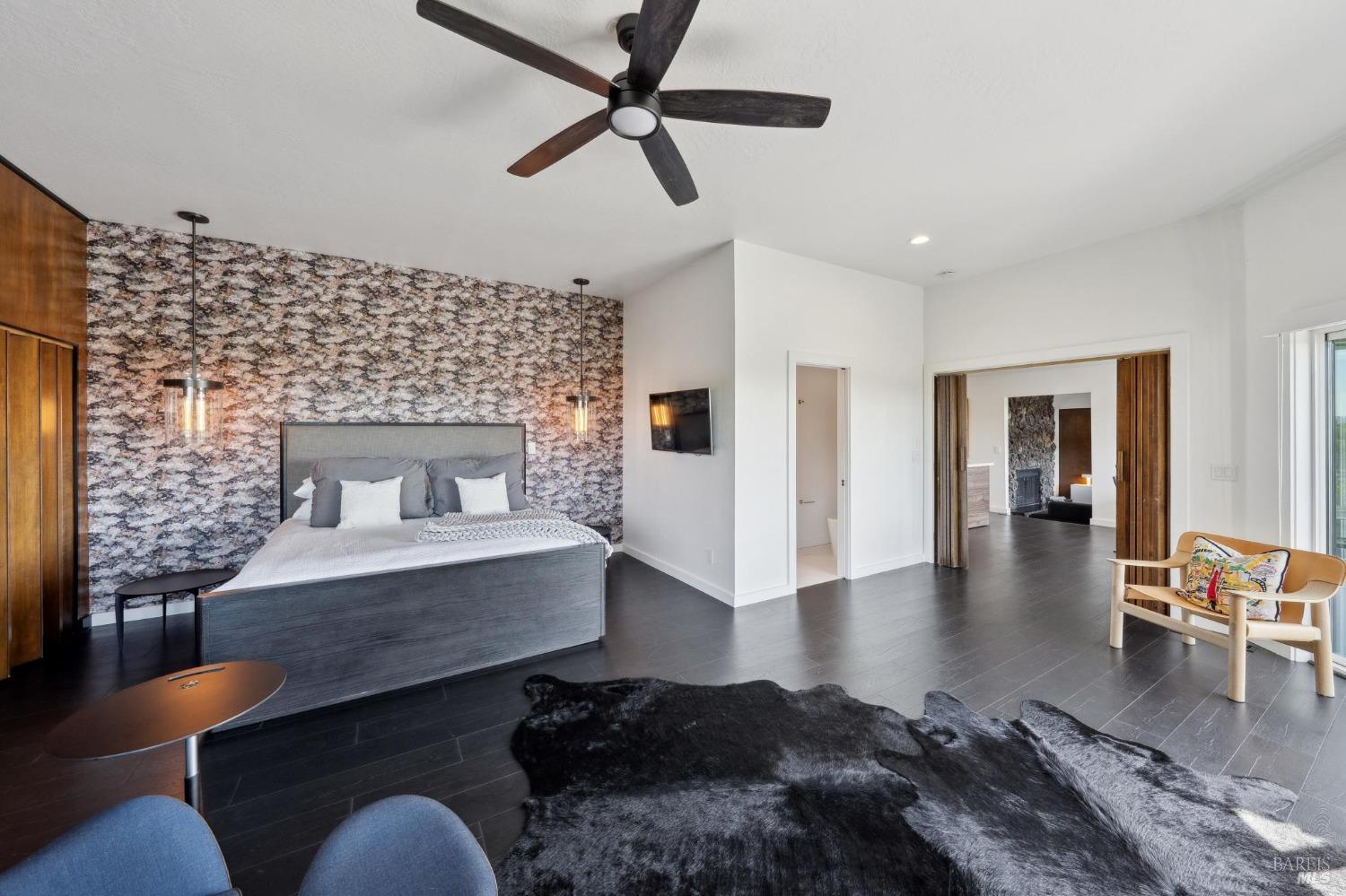 3485 Ridgeview Drive Santa Rosa, CA 95404 - Photo 26 of 63 a living room with furniture and a fireplace