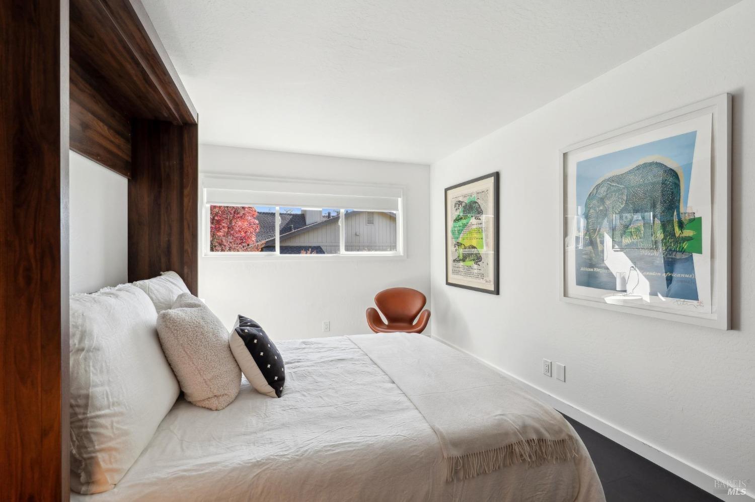 3485 Ridgeview Drive Santa Rosa, CA 95404 - Photo 39 of 63 a bedroom with bed and a window