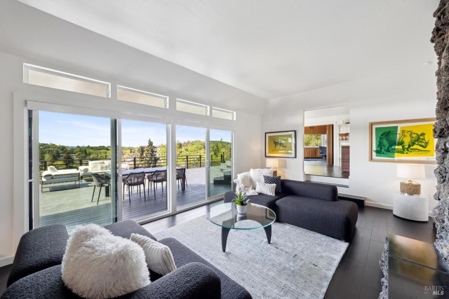 3485 Ridgeview Drive Santa Rosa, CA 95404 - Photo 9 of 63 a living room with furniture and a large window