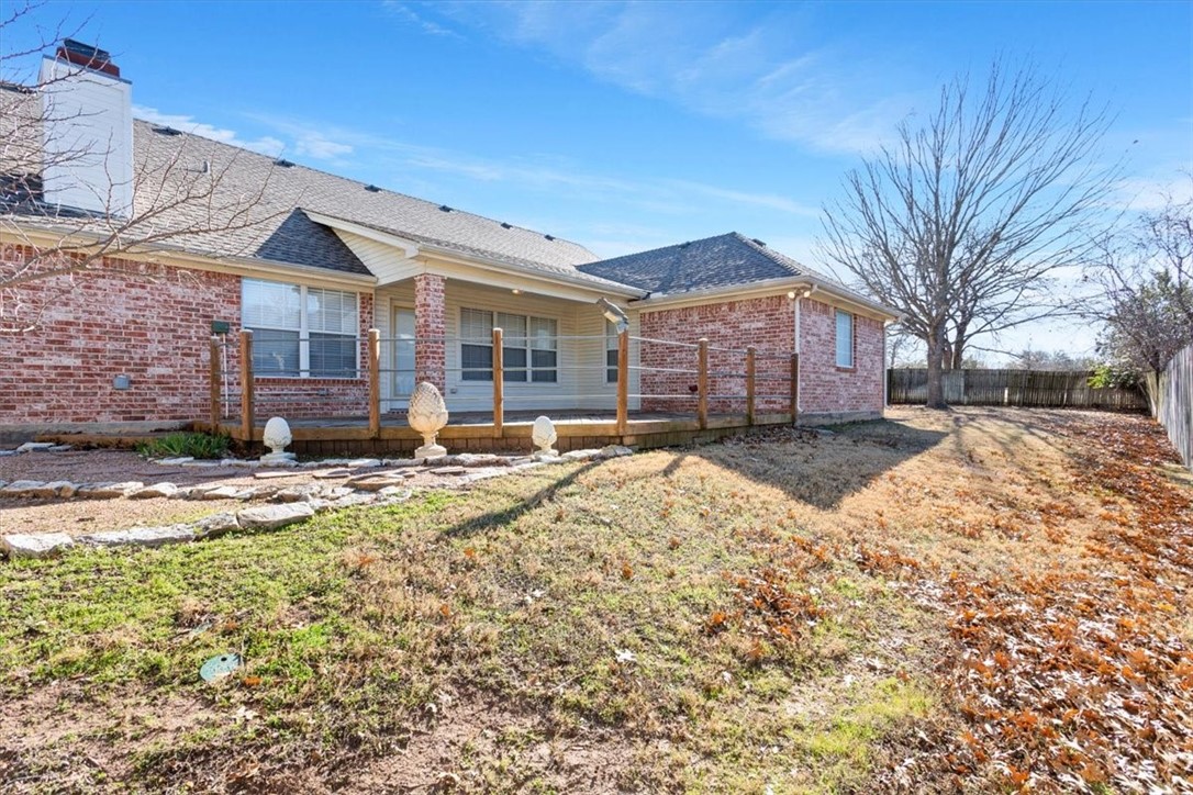 306 Baker Lane Robinson, TX 76706 - Photo 27 of 28 a view of a house with a yard covered in snow