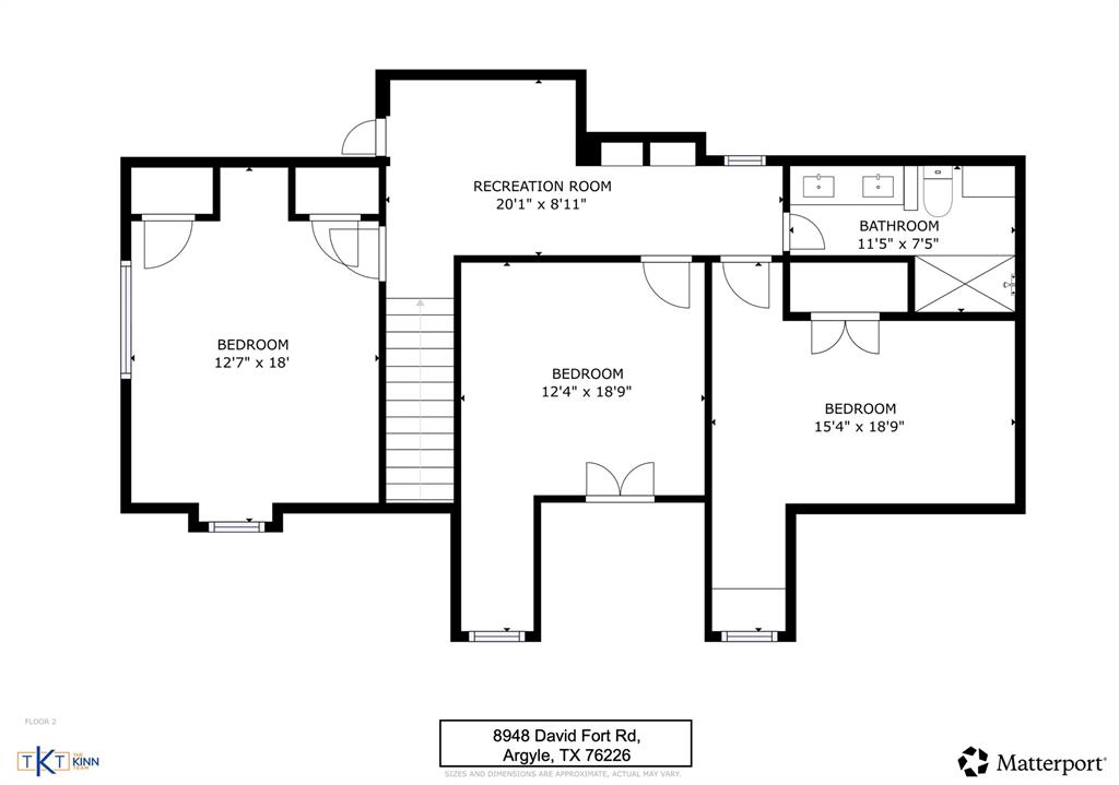 8948 David Fort Road Argyle, TX 76226 - Photo 39 of 39 Floor plan