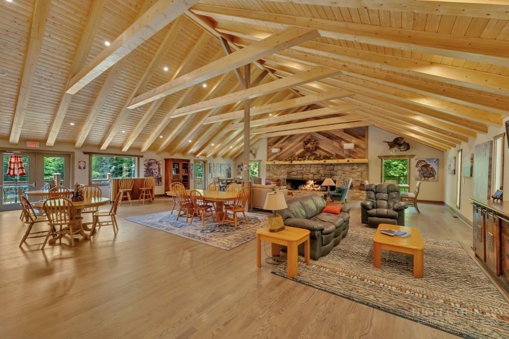 216 Saddle Lane Deep Gap, NC 28618 - Photo 41 of 44 a view of a patio with table and chairs