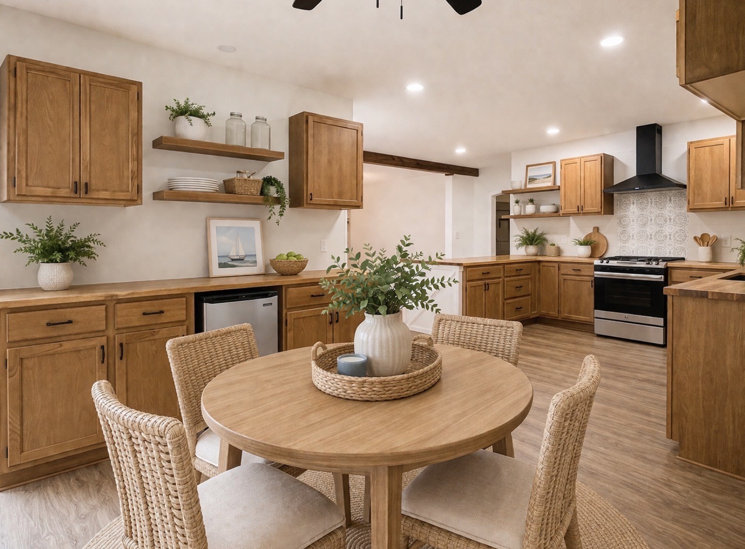 210 Crescent Drive Trinity, TX 75862 - Photo 15 of 33 Breakfast/dining area virtually staged