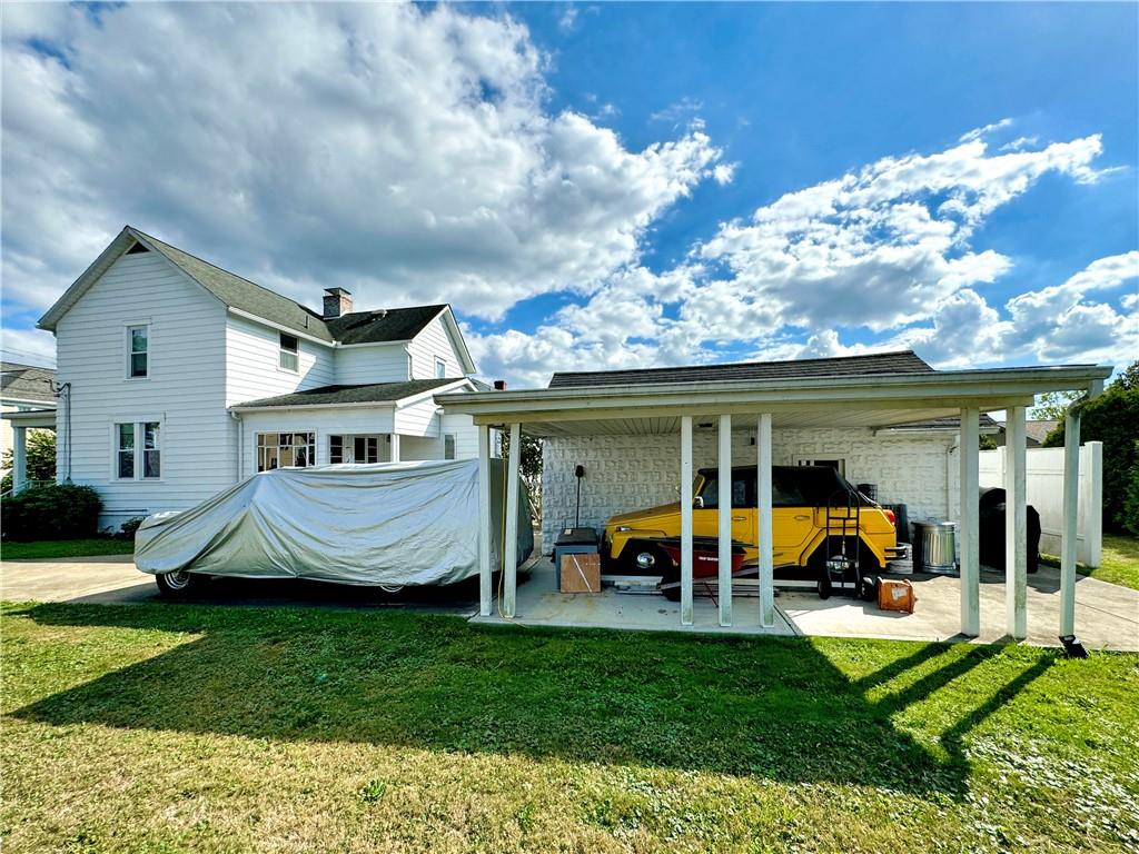 203 Delafayette Street Perryopolis, PA 15473 - Photo 28 of 37 One car garage plus a spacious car port.
