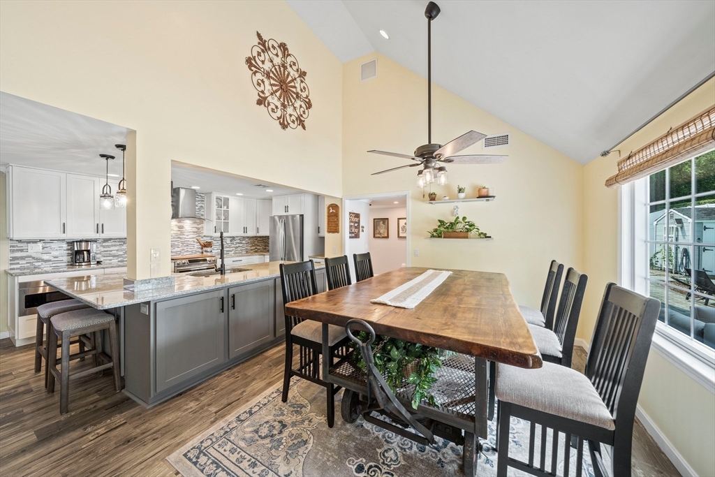 12 Richard Road Natick, MA 01760 - Photo 11 of 42 a view of a dining room with furniture window and wooden floor