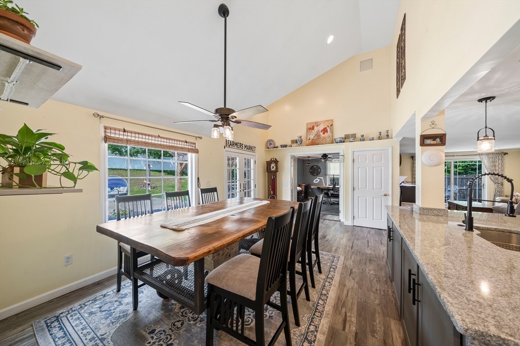 12 Richard Road Natick, MA 01760 - Photo 10 of 42 a view of a dining room with furniture window and outside view