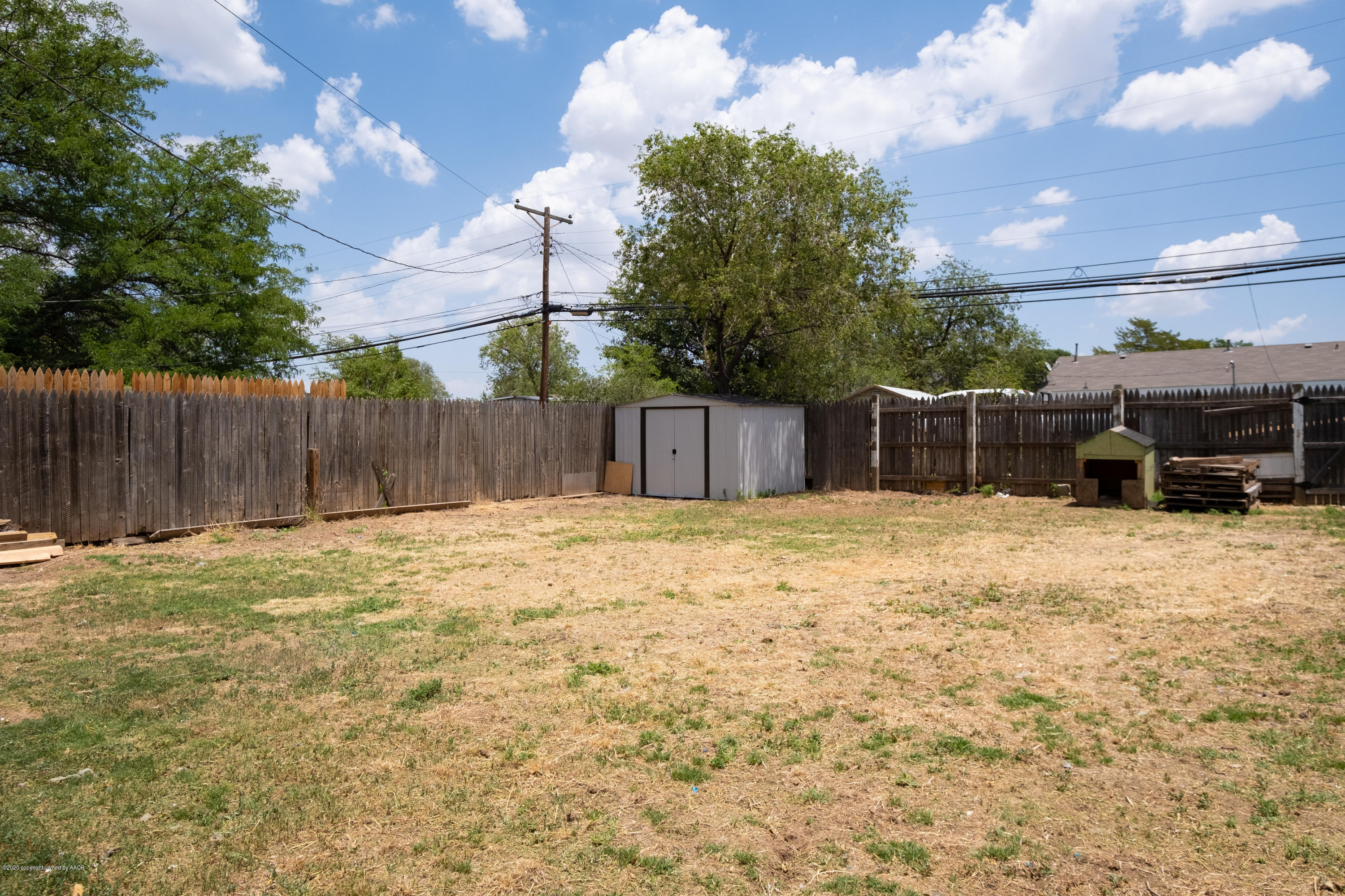 4205 Bowie Street Amarillo, TX 79110 - Photo 17 of 17 Backyard