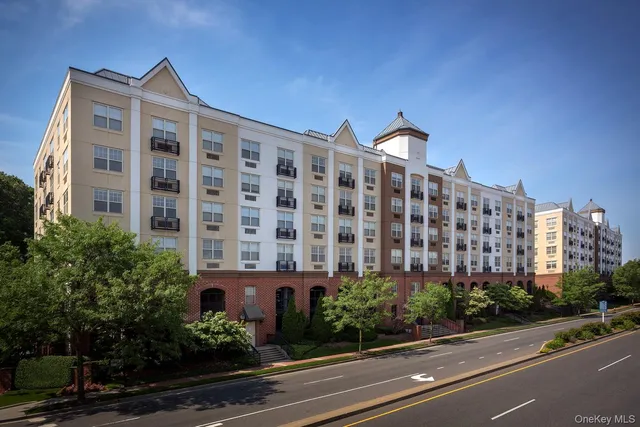 a front view of a building