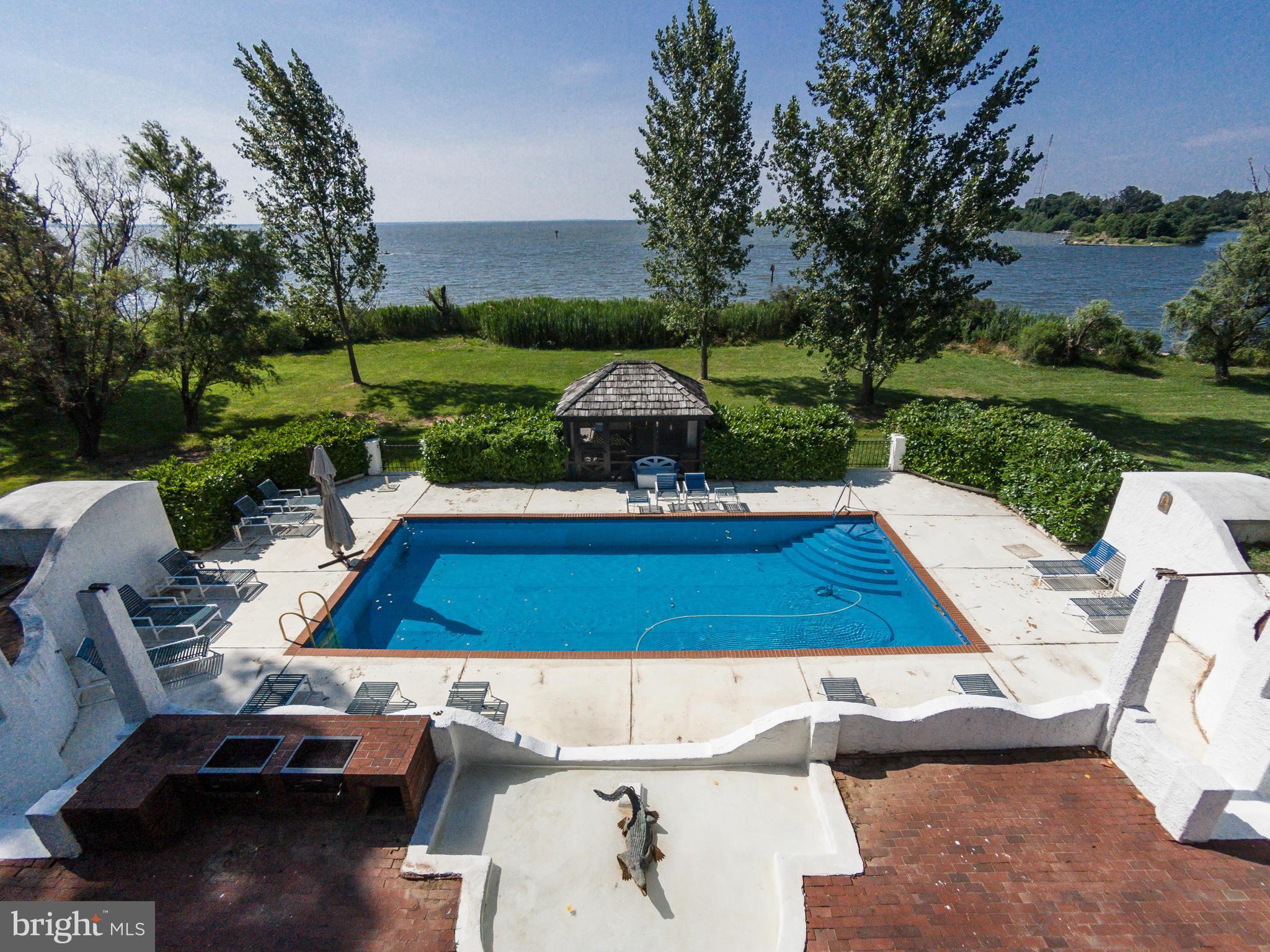 2077 Maidstone Farm Road Annapolis, MD 21409 - Photo 25 of 30 Pool Overlooking the Bay