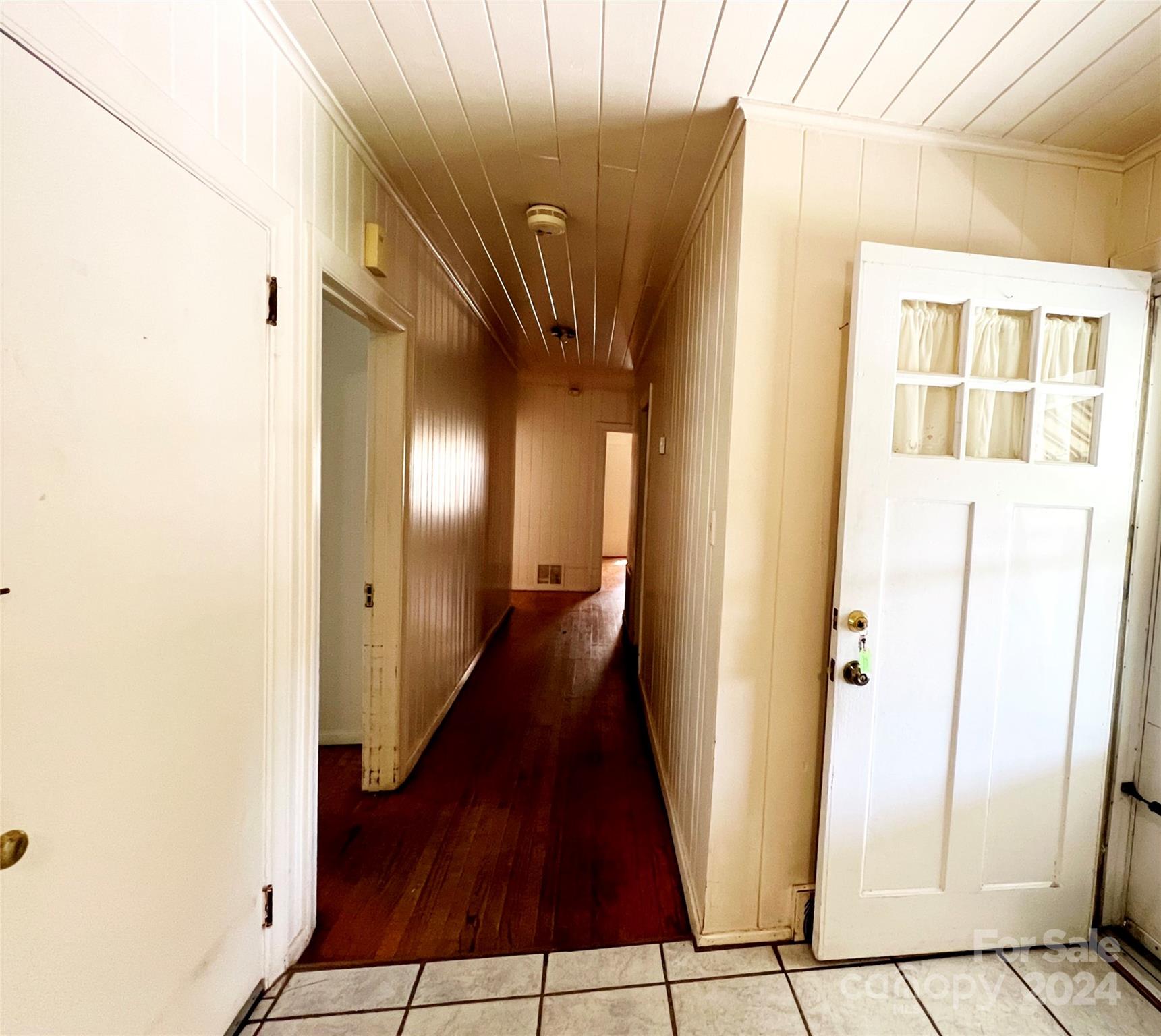 102 Steakhouse Road Morganton, NC 28655 - Photo 15 of 39 a view of a hallway with wooden floor