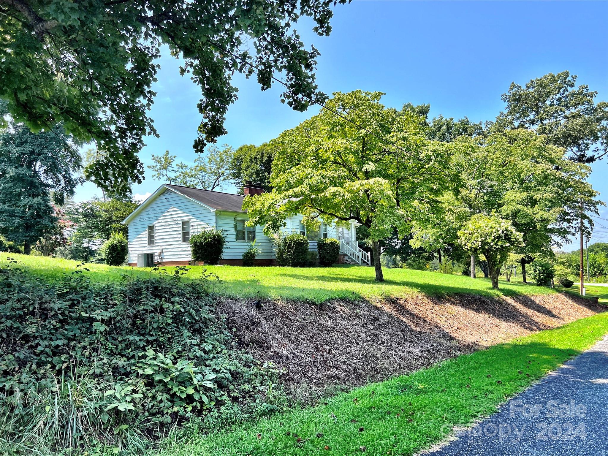 102 Steakhouse Road Morganton, NC 28655 - Photo 4 of 39 a view of a backyard with large trees
