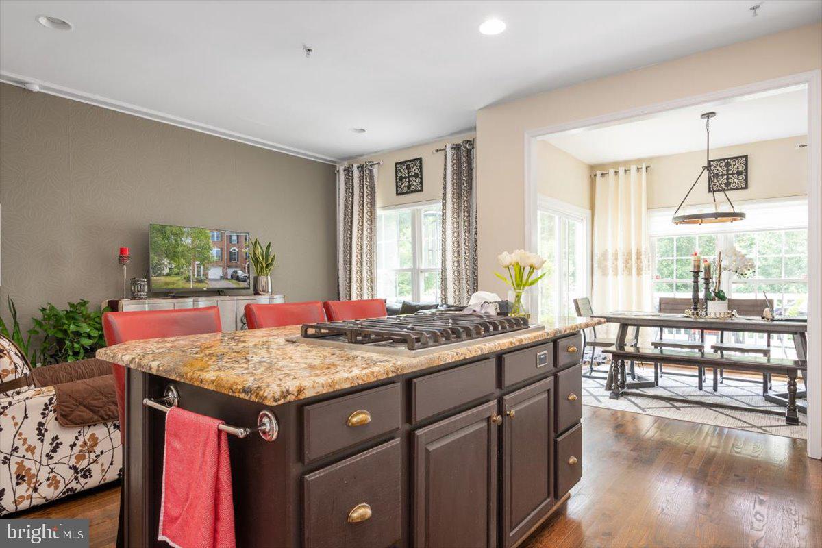 2398 Jostaberry Way Odenton, MD 21113 - Photo 14 of 38 kitchen island with 6-burner Viking gas cooktop