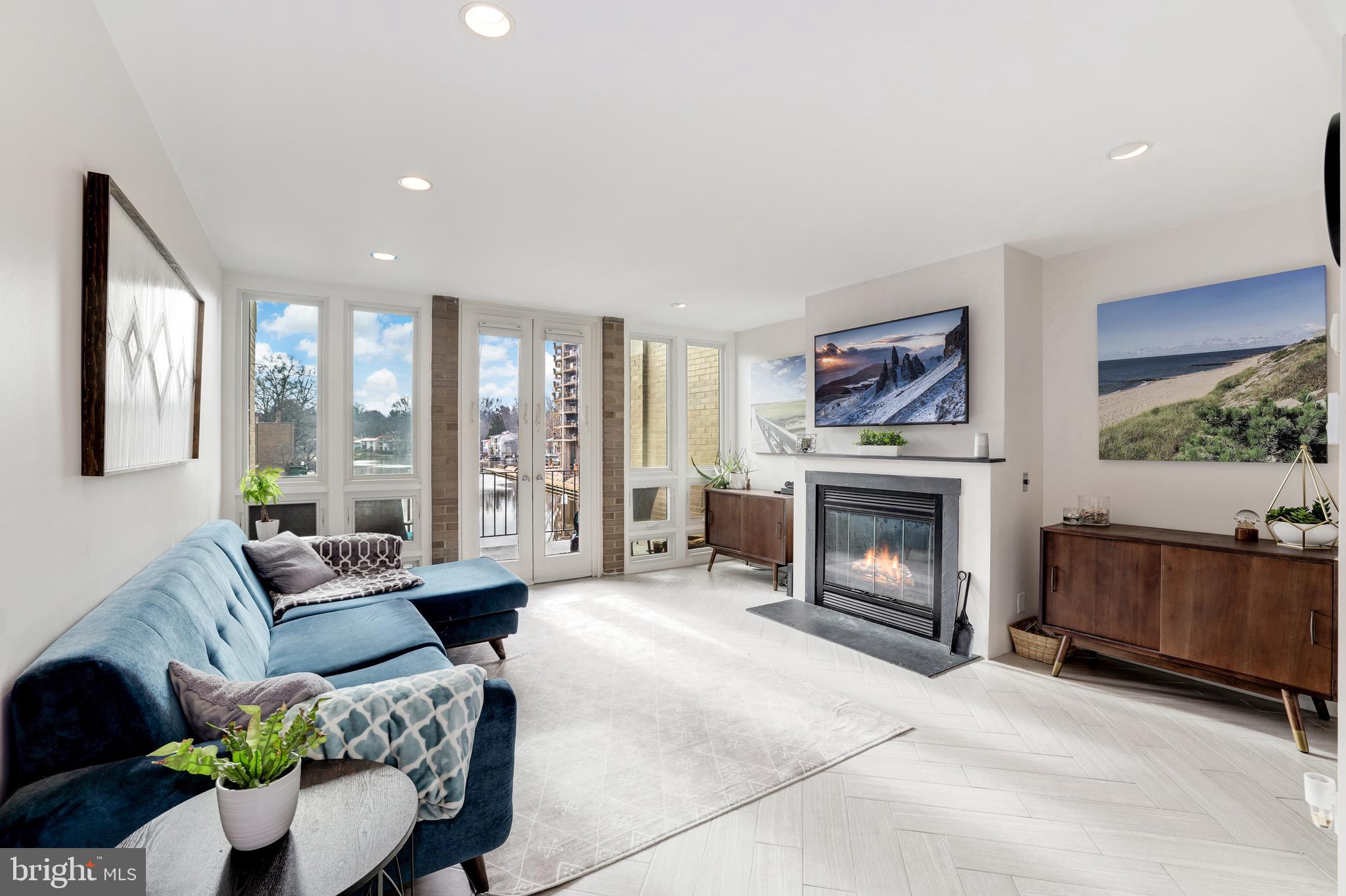 1618 Chimney House Road Reston, VA 20190 - Photo 11 of 30 Living Room w/ Fireplace